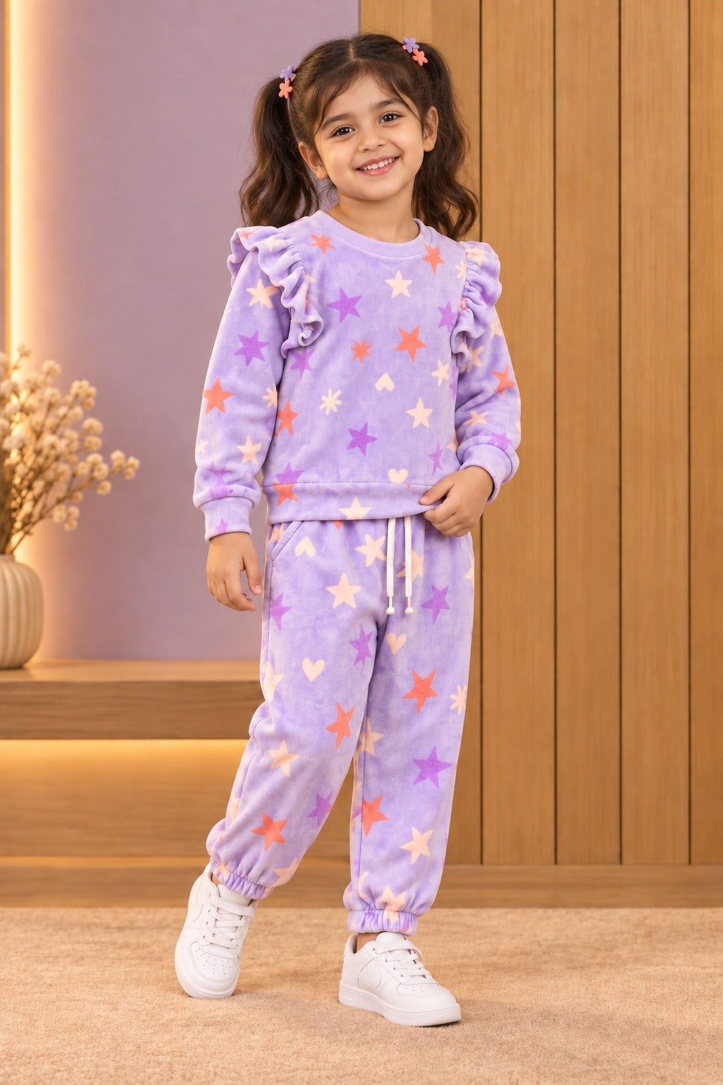 Purple Stars Cozy Luxe Suit