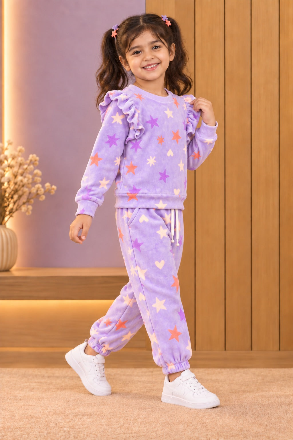Purple Stars Cozy Luxe Suit