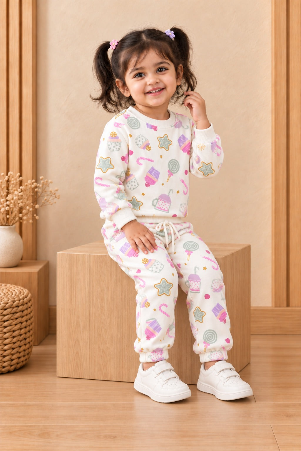 White Muffins Cozy Luxe Suit
