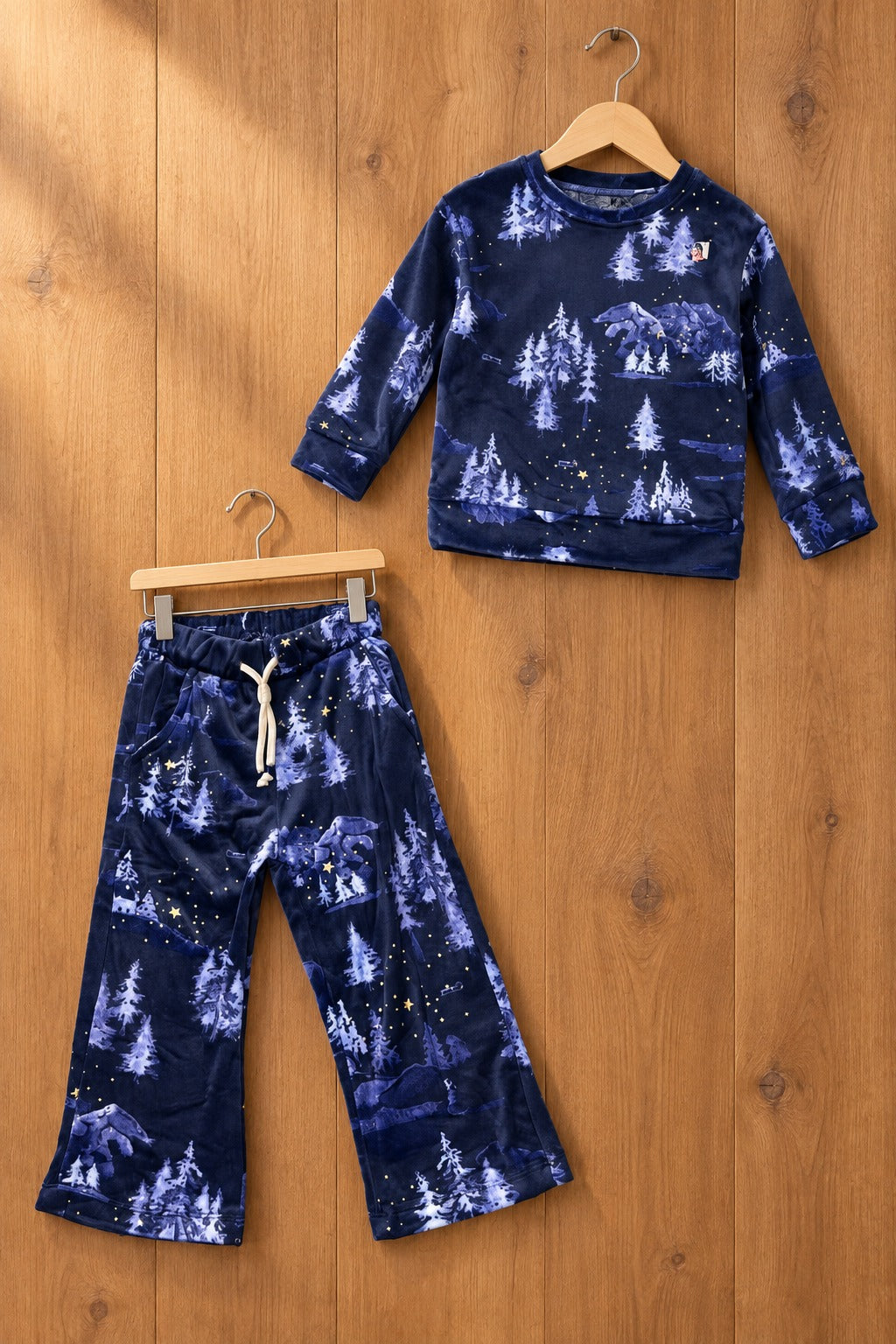 Navy Trees Cozy Luxe Suit Secondary image