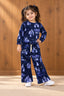 Navy Trees Cozy Luxe Suit