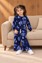 Navy Trees Cozy Luxe Suit