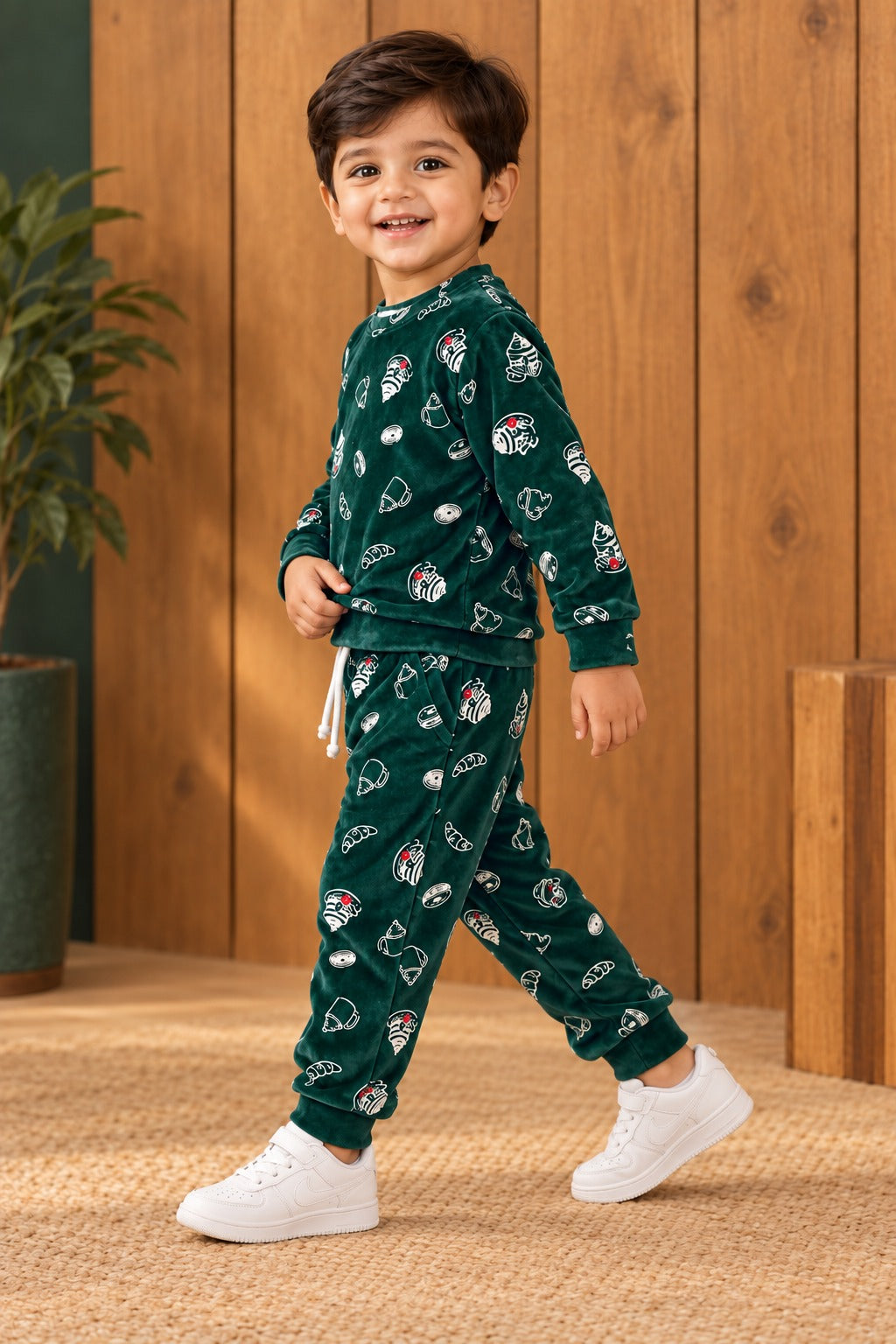 Green Cakes Cozy Luxe Suit