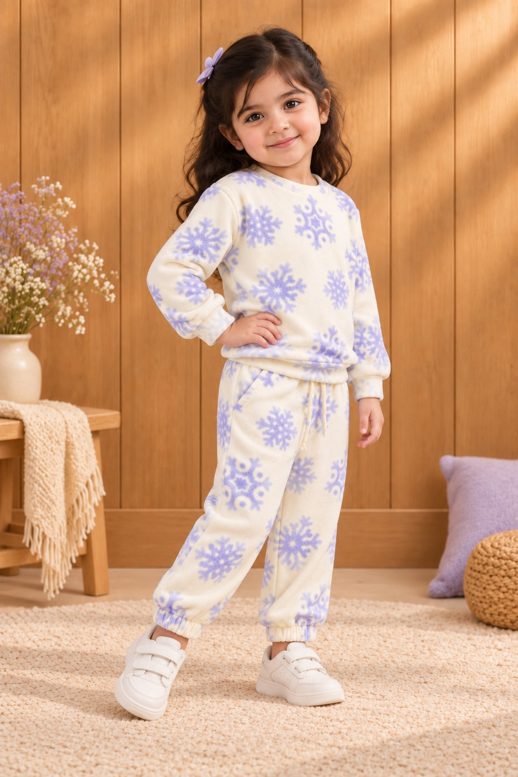 White Snow Cozy Luxe Suit