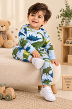 Blue Dino Cozy Luxe Suit