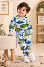 Blue Dino Cozy Luxe Suit
