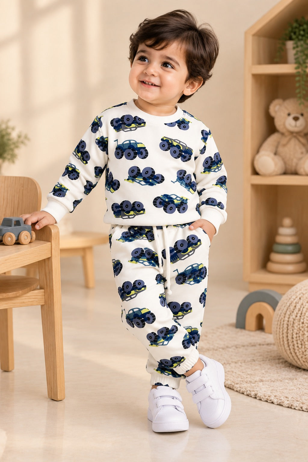 White Jeep Cozy Luxe Suit