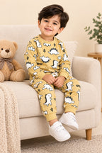 Beige Dino Cozy Luxe Suit