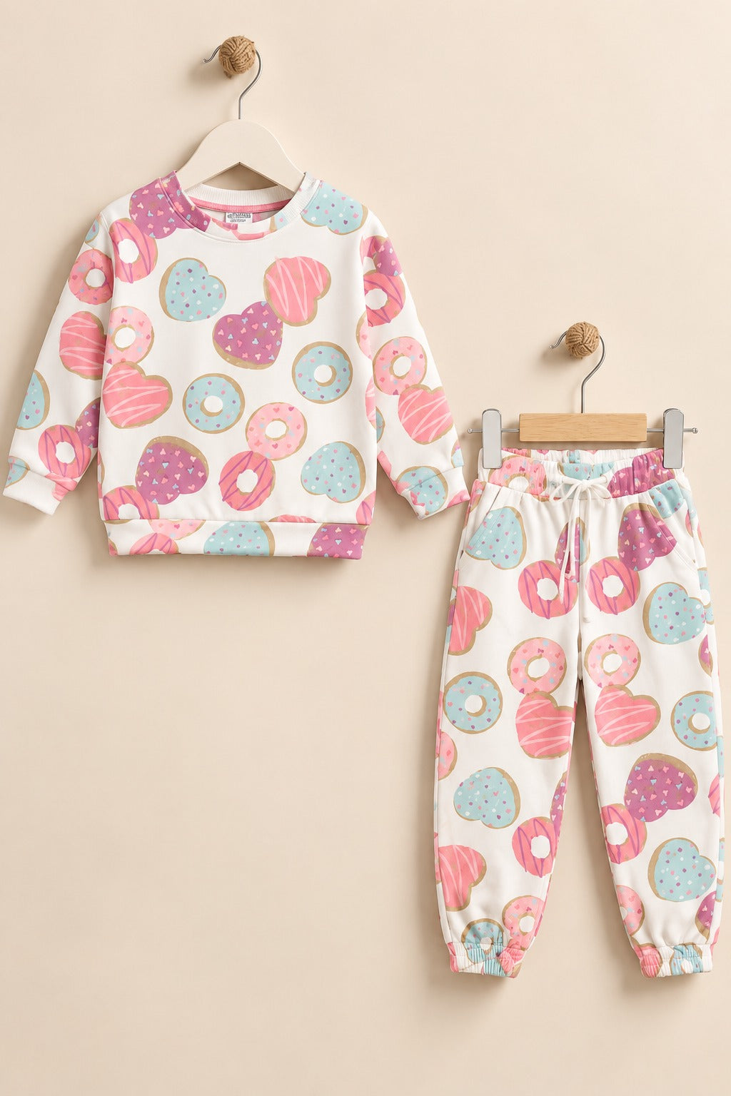 White Donut Cozy Luxe Suit