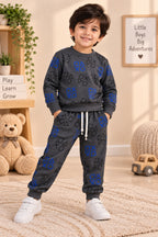 Grey Shapes Cozy Luxe Suit