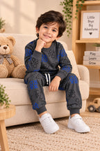 Grey Shapes Cozy Luxe Suit