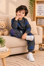 Grey Shapes Cozy Luxe Suit