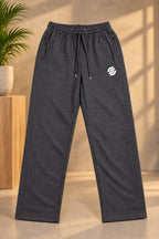 Charcoal Comfort Knit Fabric Trouser