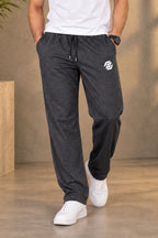 Charcoal Comfort Knit Fabric Trouser