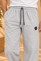 Grey Comfort Knit Fabric Trouser