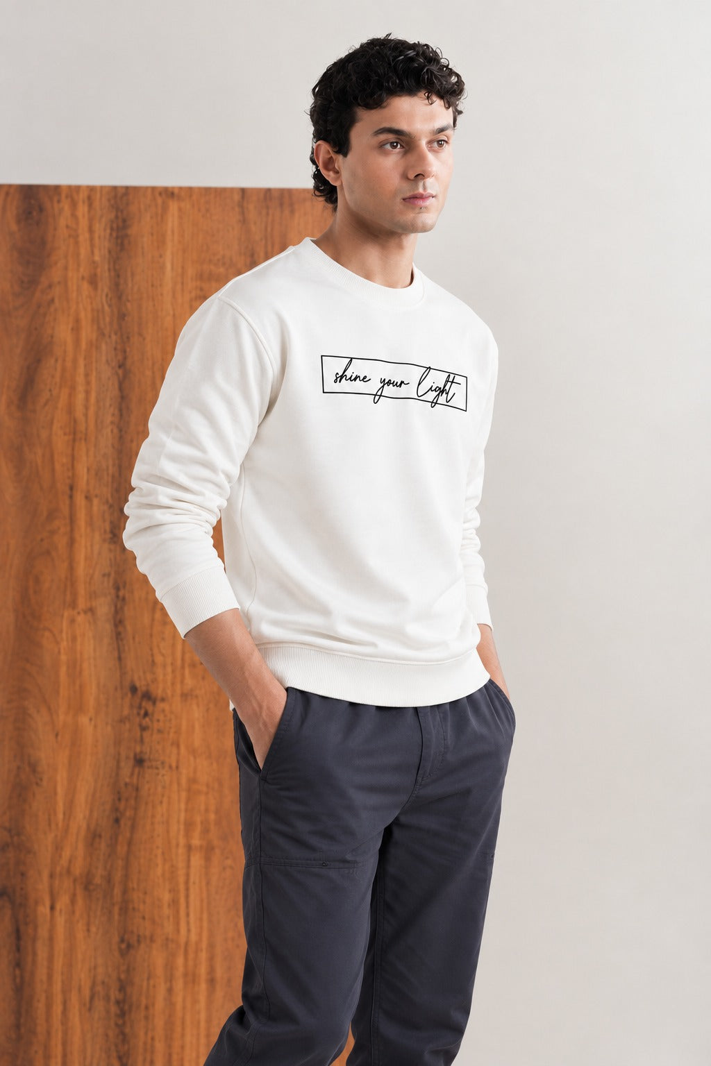 Shine Your Light Soft Peak Sweatshirt