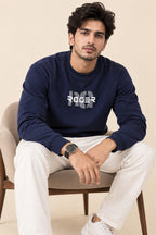 Blue Roger Soft Peak Sweatshirt