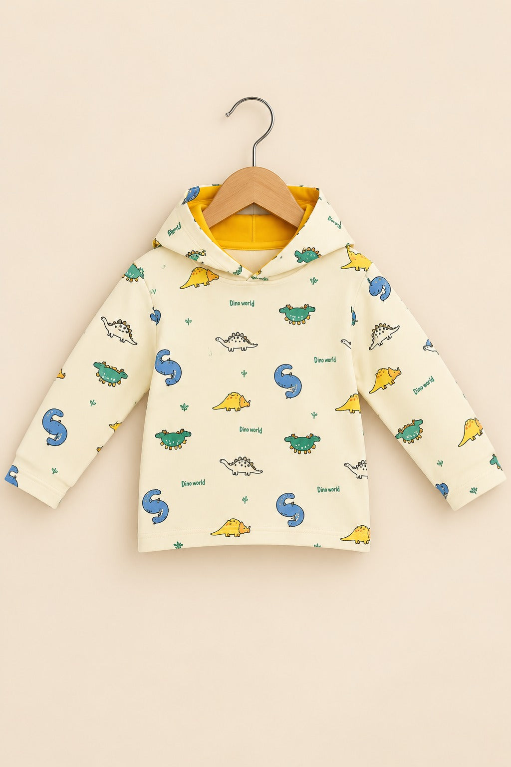 Dino Polar Touch Fabric Hoodie