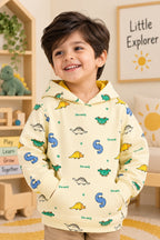 Dino Polar Touch Fabric Hoodie