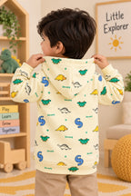 Dino Polar Touch Fabric Hoodie