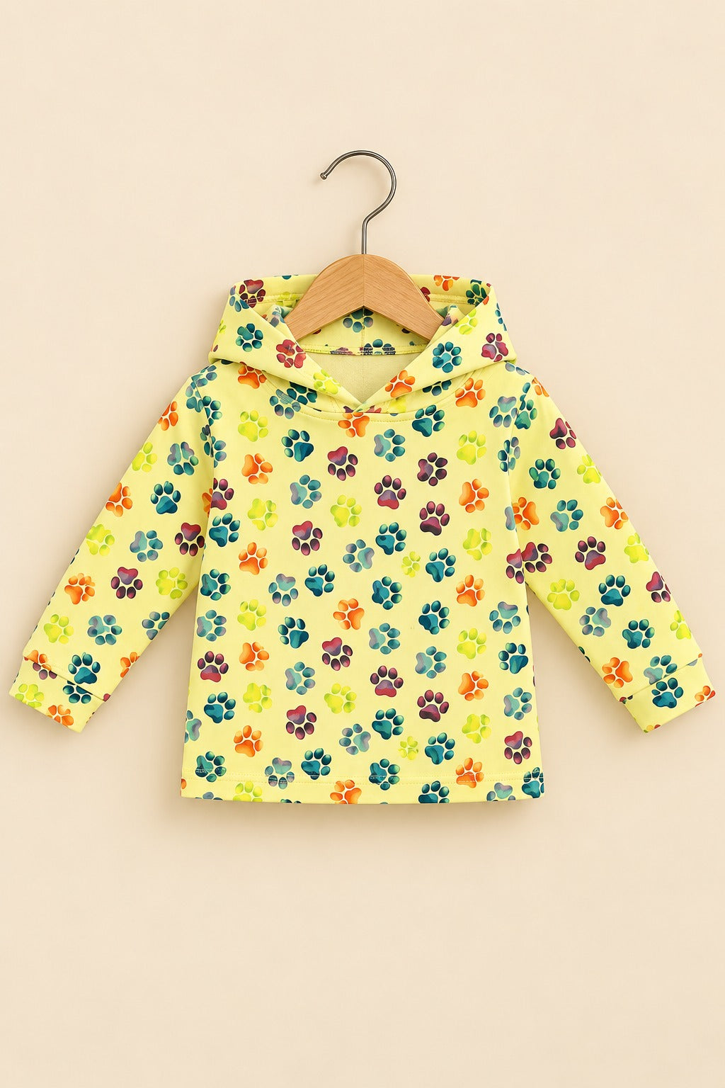 Paw Polar Touch Fabric Hoodie