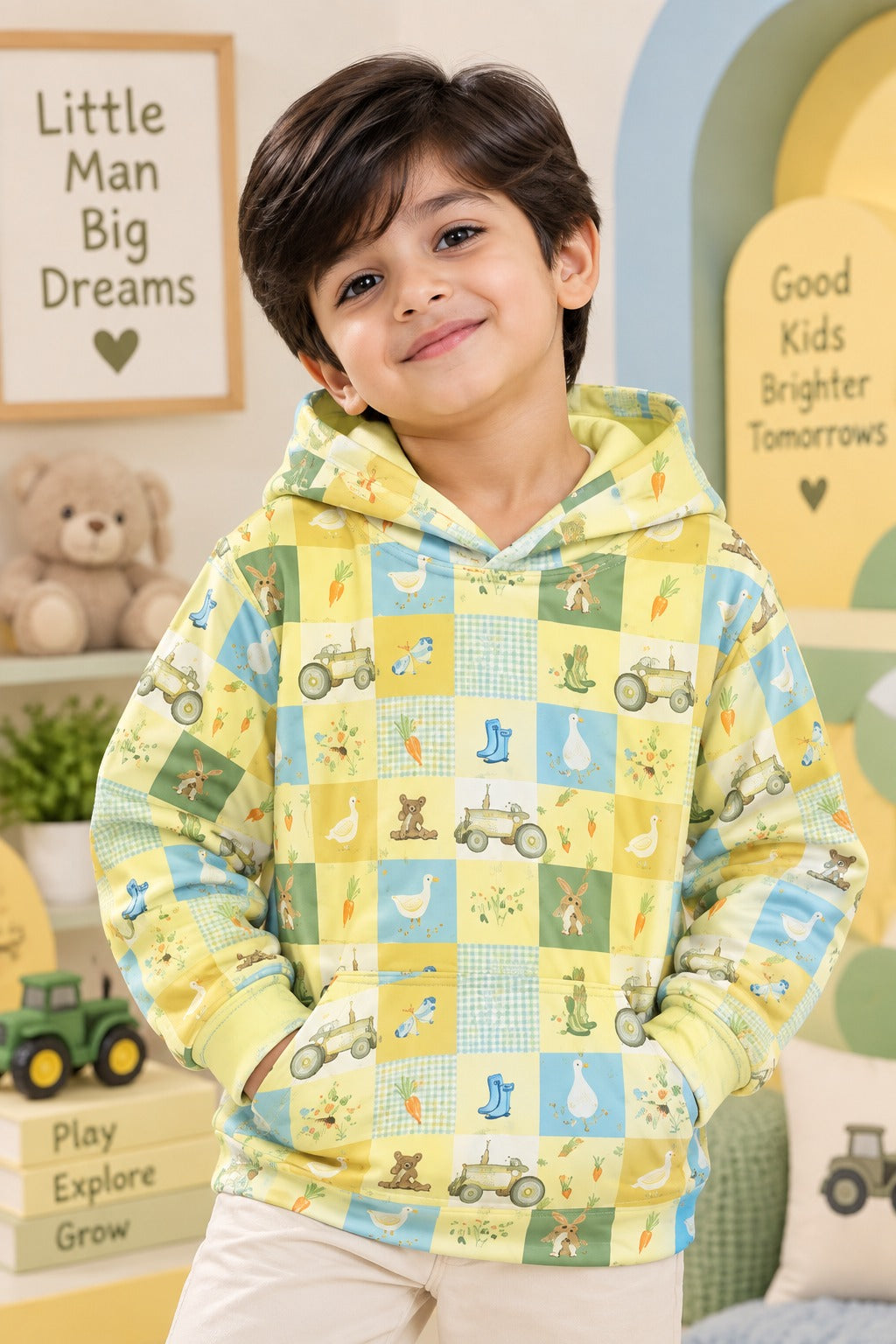 Tractor Polar Touch Fabric Hoodie