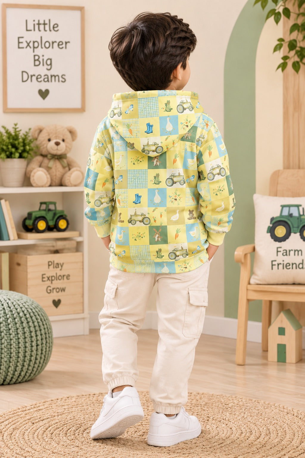 Tractor Polar Touch Fabric Hoodie