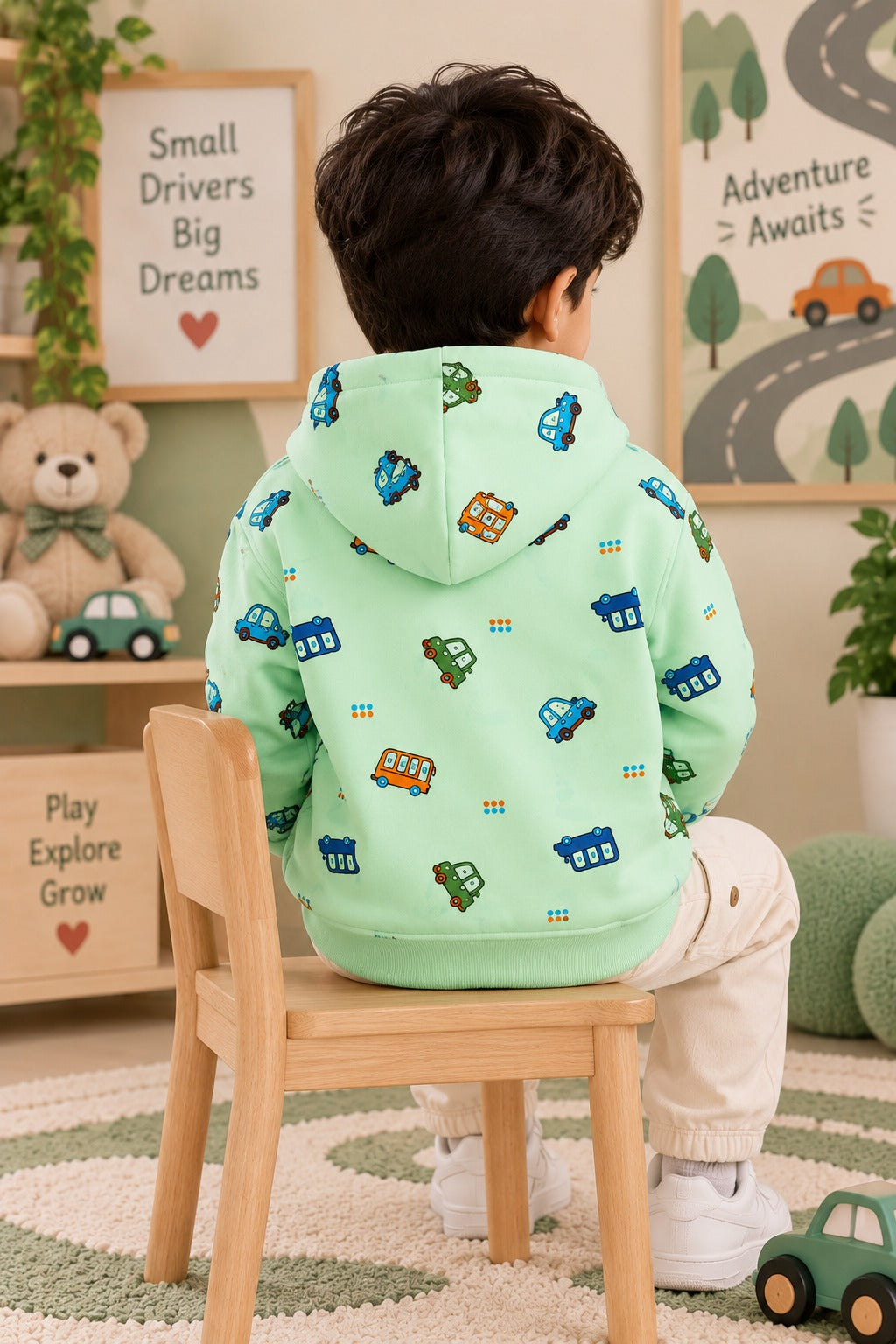 Cars Polar Touch Fabric Hoodie