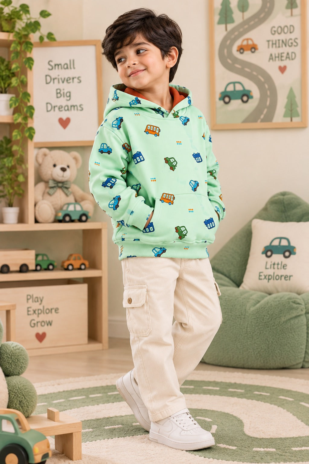 Cars Polar Touch Fabric Hoodie