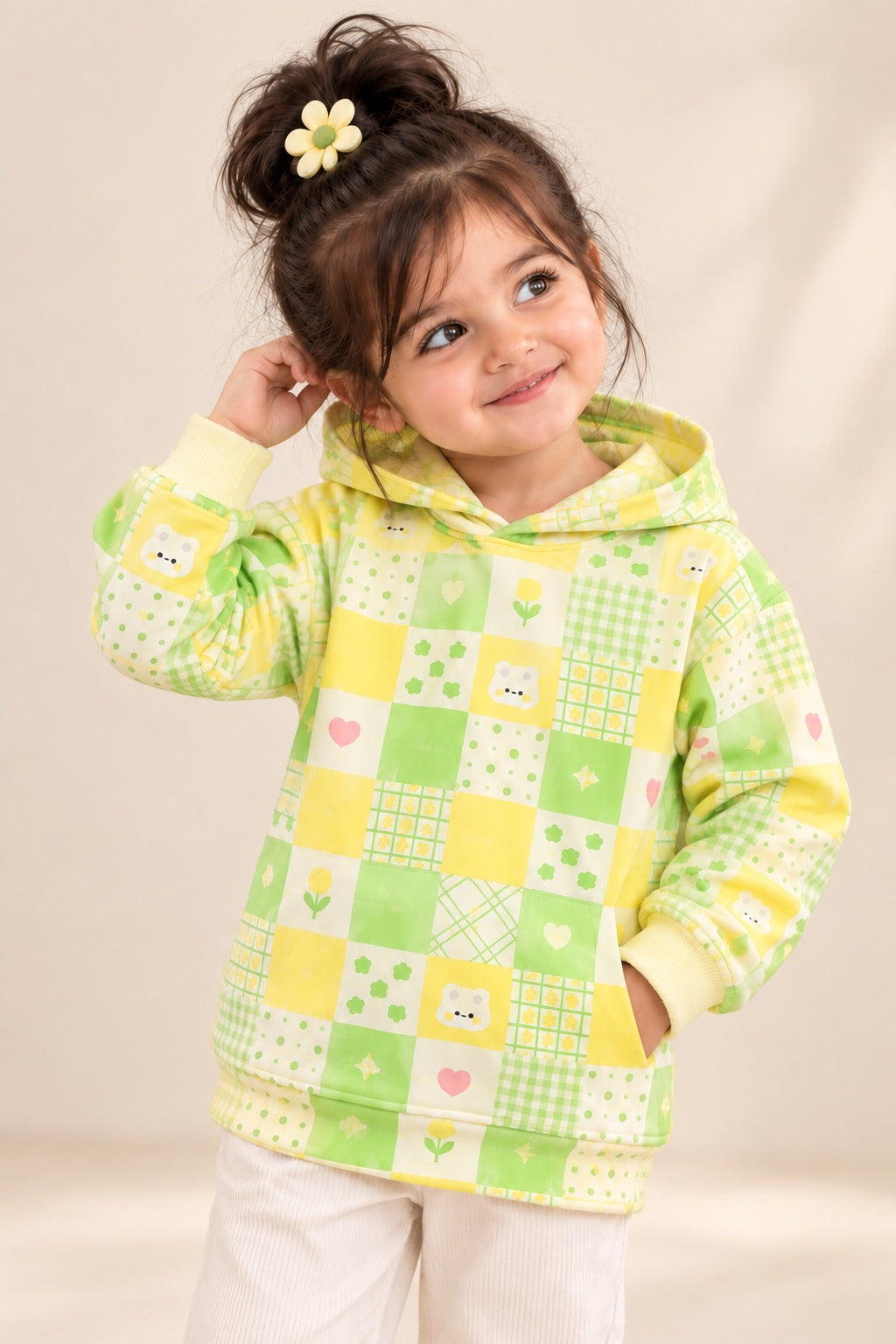 Rabbit Polar Touch Fabric Hoodie