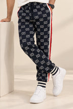 Navy Comfort Knit Fabric Trouser