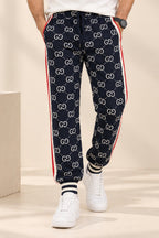 Navy Comfort Knit Fabric Trouser