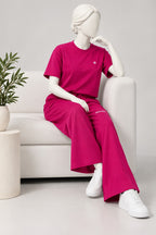 Pink Comfi Knit Fabric Co-Ord Set