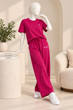 Pink Comfi Knit Fabric Co-Ord Set