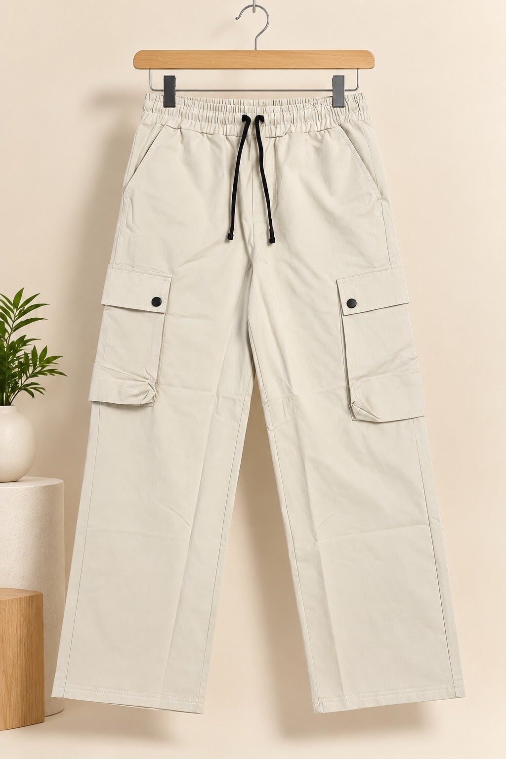 Ash Cargo Comfort Knit Fabric Trouser Secondary image