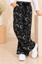 Black Butterfly Ribloom Fabric Flapper
