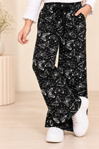 Black Butterfly Ribloom Fabric Flapper