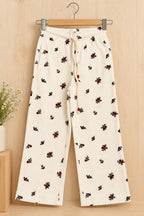 Red Flowers Ribloom Fabric Flapper