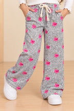 Grey Flowers Ribloom Fabric Flapper