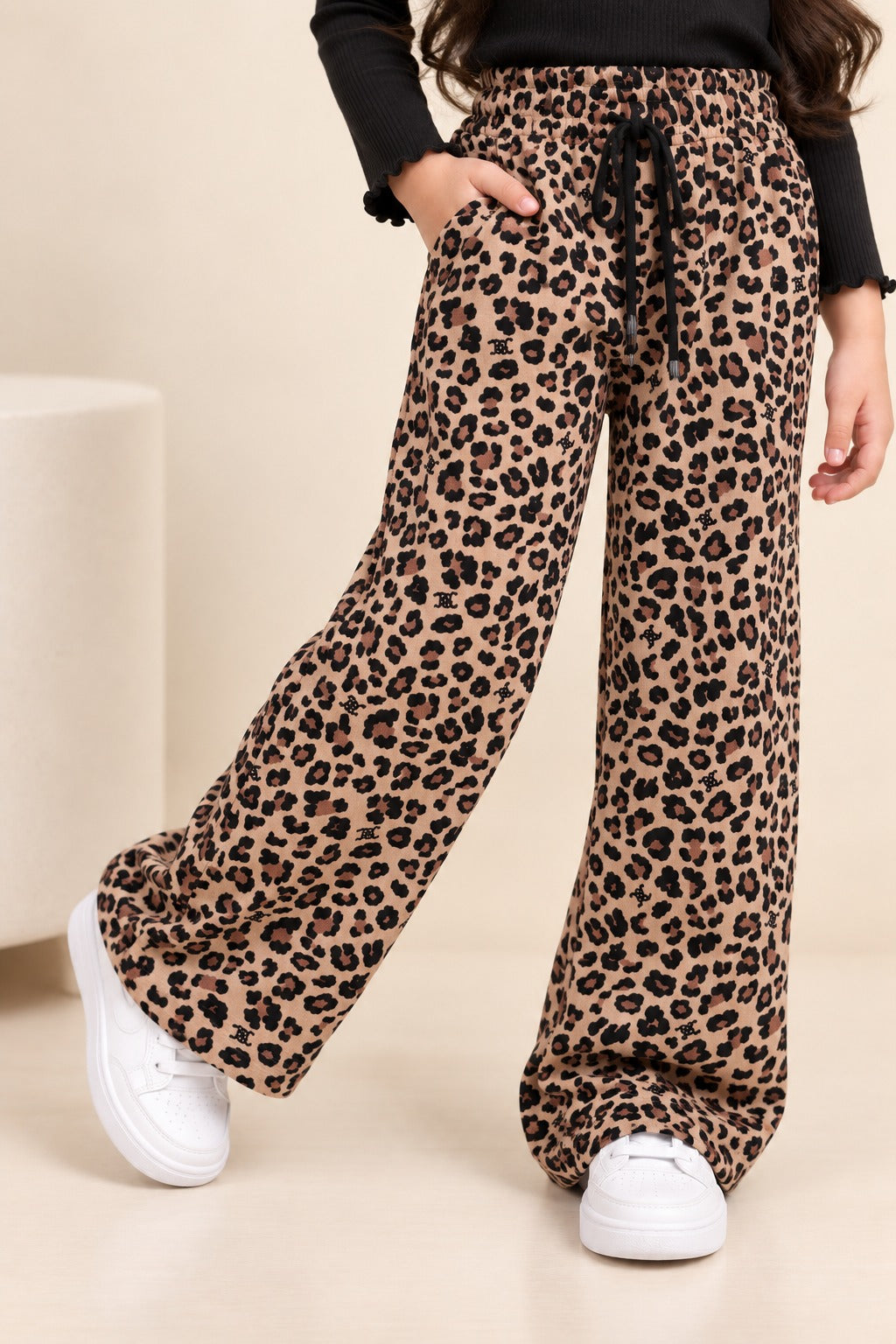 Cheetah Ribloom Fabric Flapper