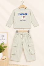 Ash TomFord Rib Aura Fabric Suit