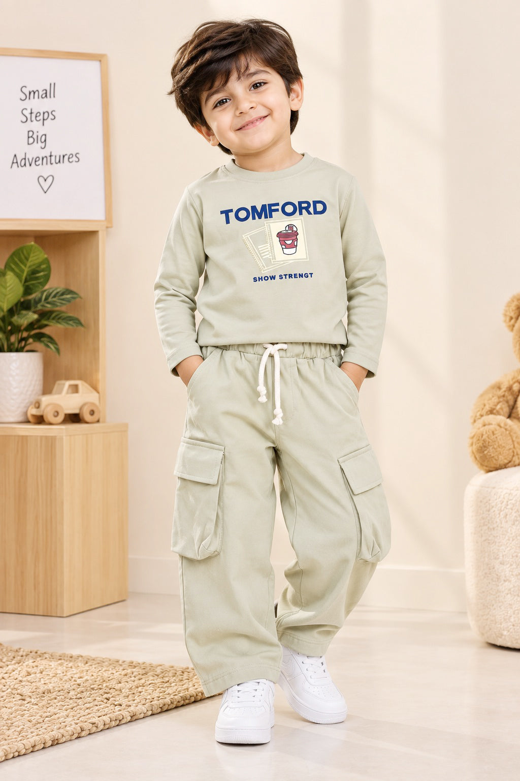 Ash TomFord Rib Aura Fabric Suit