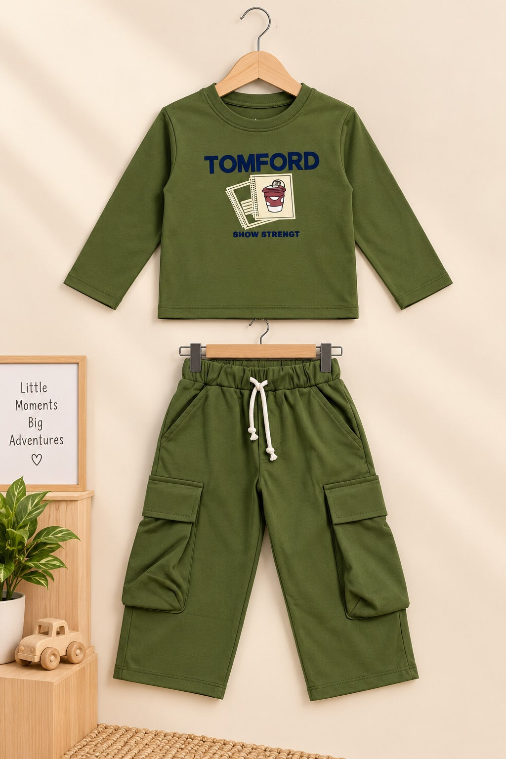 Green TomFord Rib Aura Fabric Suit