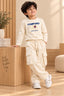 Cream TomFord Rib Aura Fabric Suit
