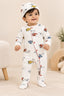 White Helicopter Cozy Luxe Romper