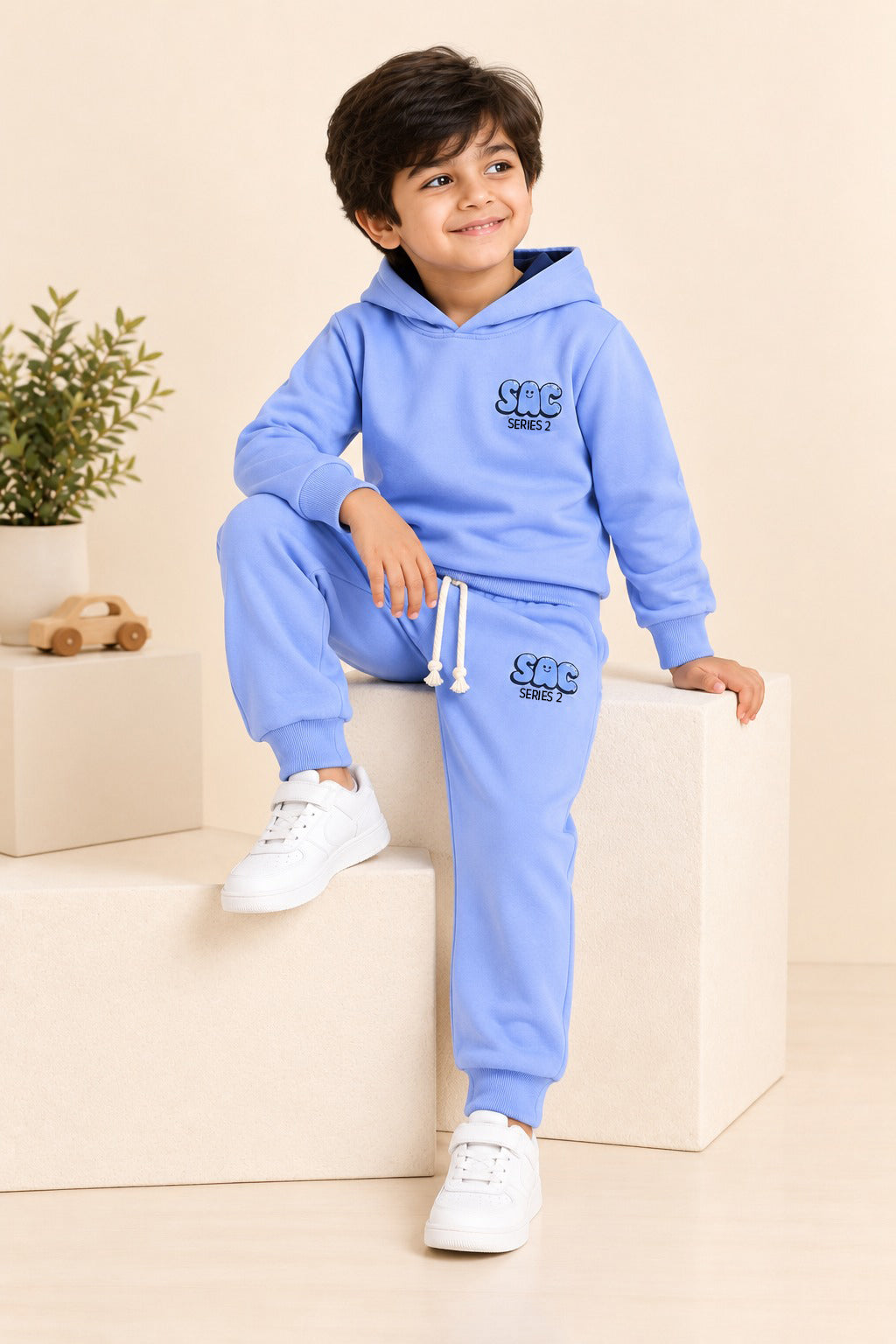 Sky Blue SRC Warmora Fabric Suit