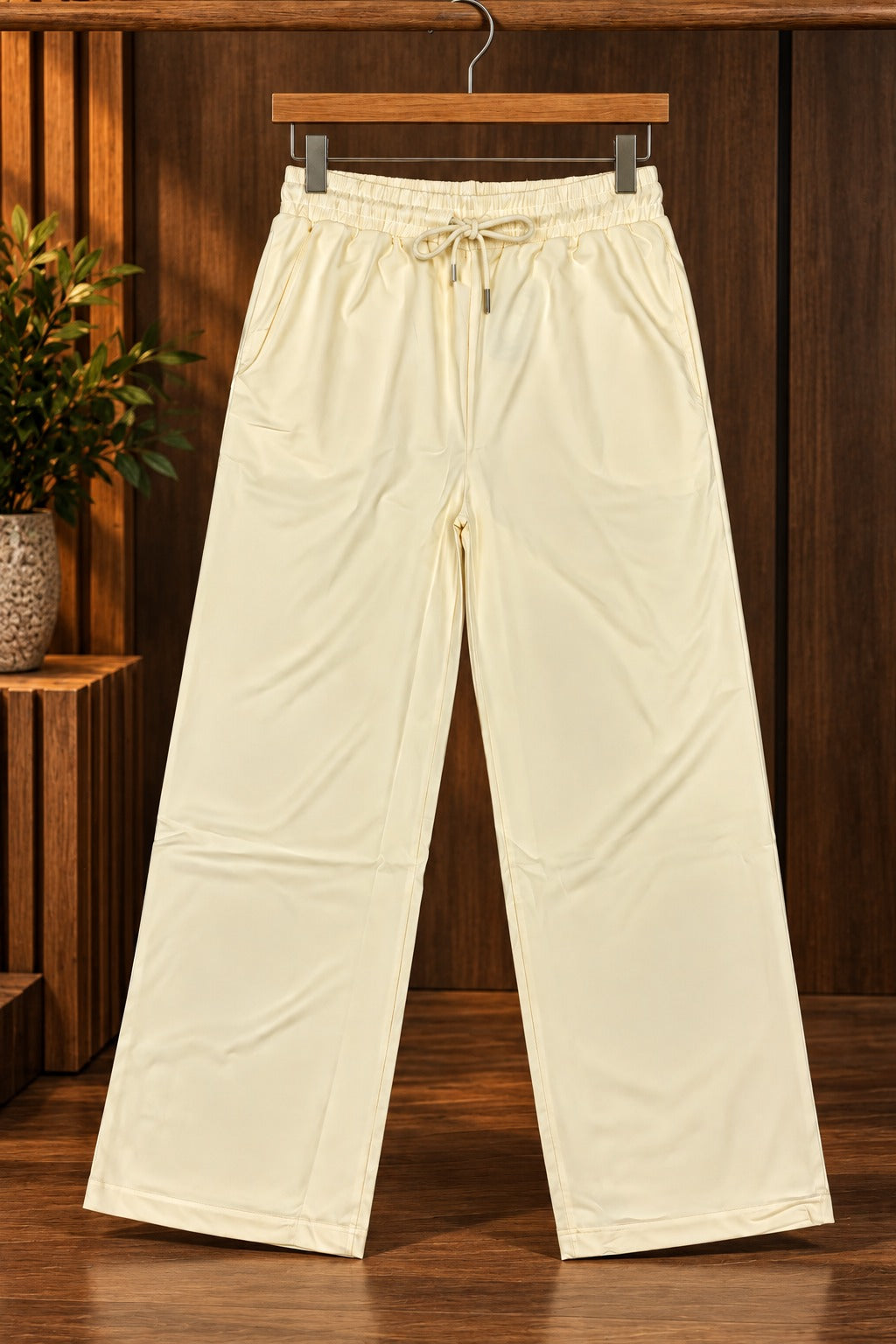 Lime LuxeRib Fabric Trouser