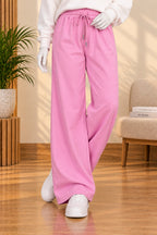 Purple LuxeRib Fabric Trouser