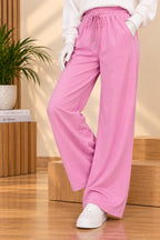 Purple LuxeRib Fabric Trouser