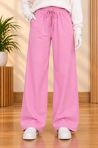 Purple LuxeRib Fabric Trouser